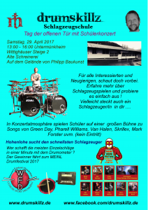 Tag der offenen Tür Plakat 2